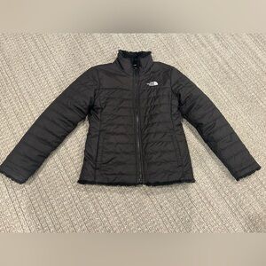 The North Face Girls Black reversible Jacket